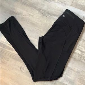 Lululemon Black Full Length Running Leggings